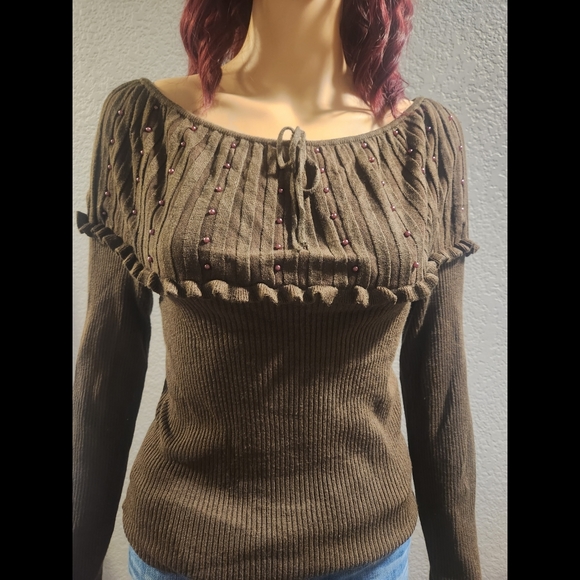 Beautiful VTG Gucci Ribbed Sweater - Picture 3 of 16